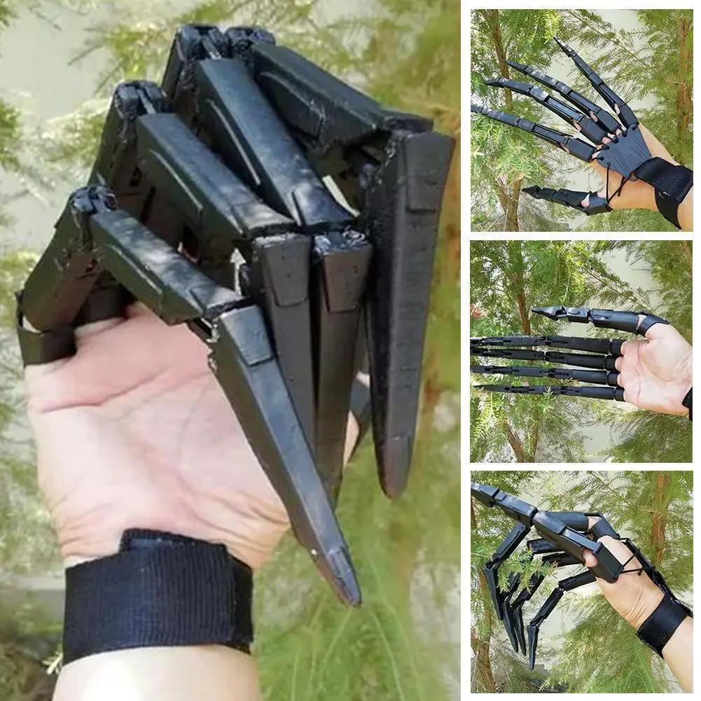 Ужас сочлененные пальцы удлинители 3d печать передвижной палец суставы Хэллоуин