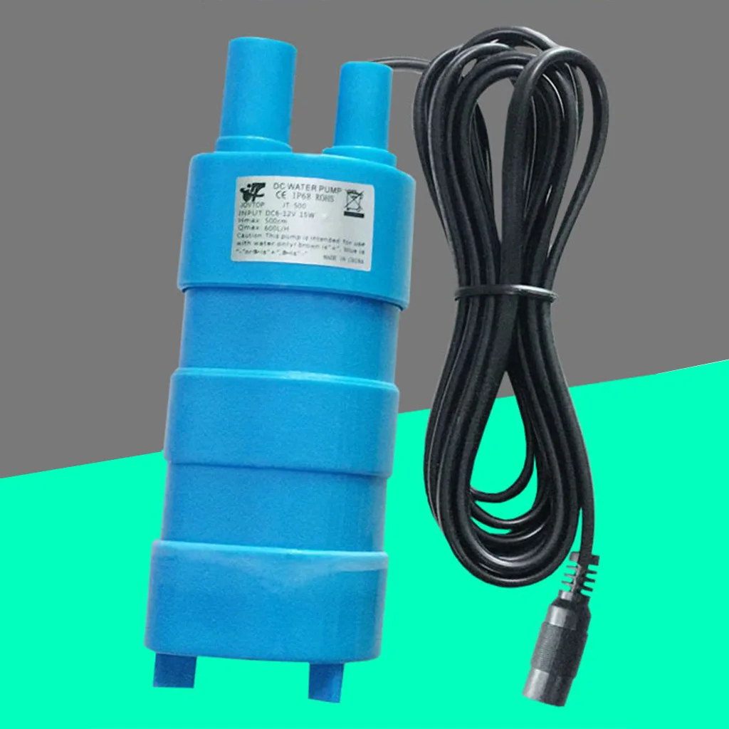 DC 12V JT-500 погружной насос 600 л/ч 5 м бесшумный аквариум аксессуары | Инструменты