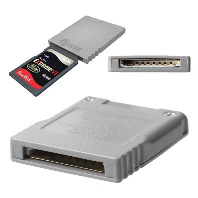 SD карта флэш карты памяти кард ридер адаптер конвертер для nintendo Wii NGC консоли| |