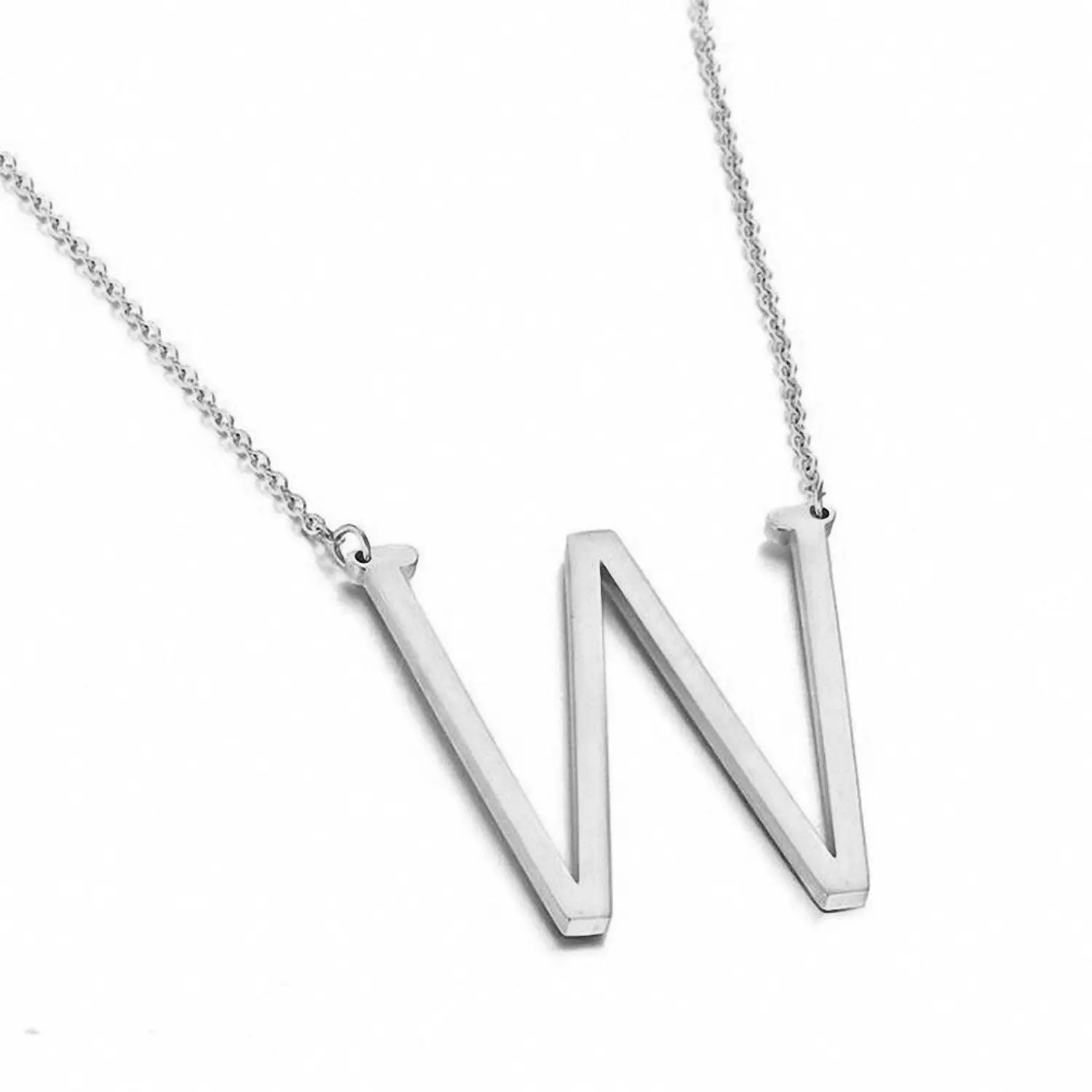 Новый минималистичный Золотой Розовый Серебряный цвет 26 A-Z письмо имя Инициалы