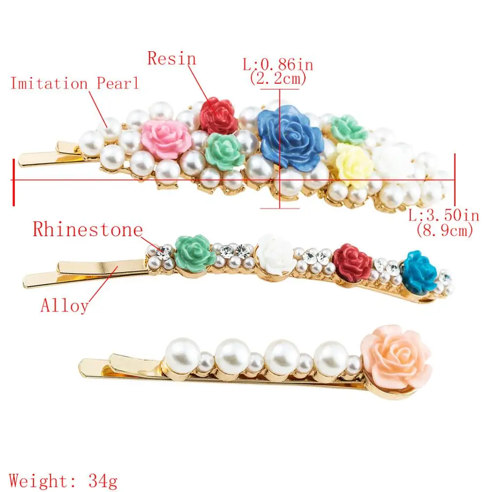 Цветная резиновая заколка для волос Find Me в форме цветка женщин сплав Стразы