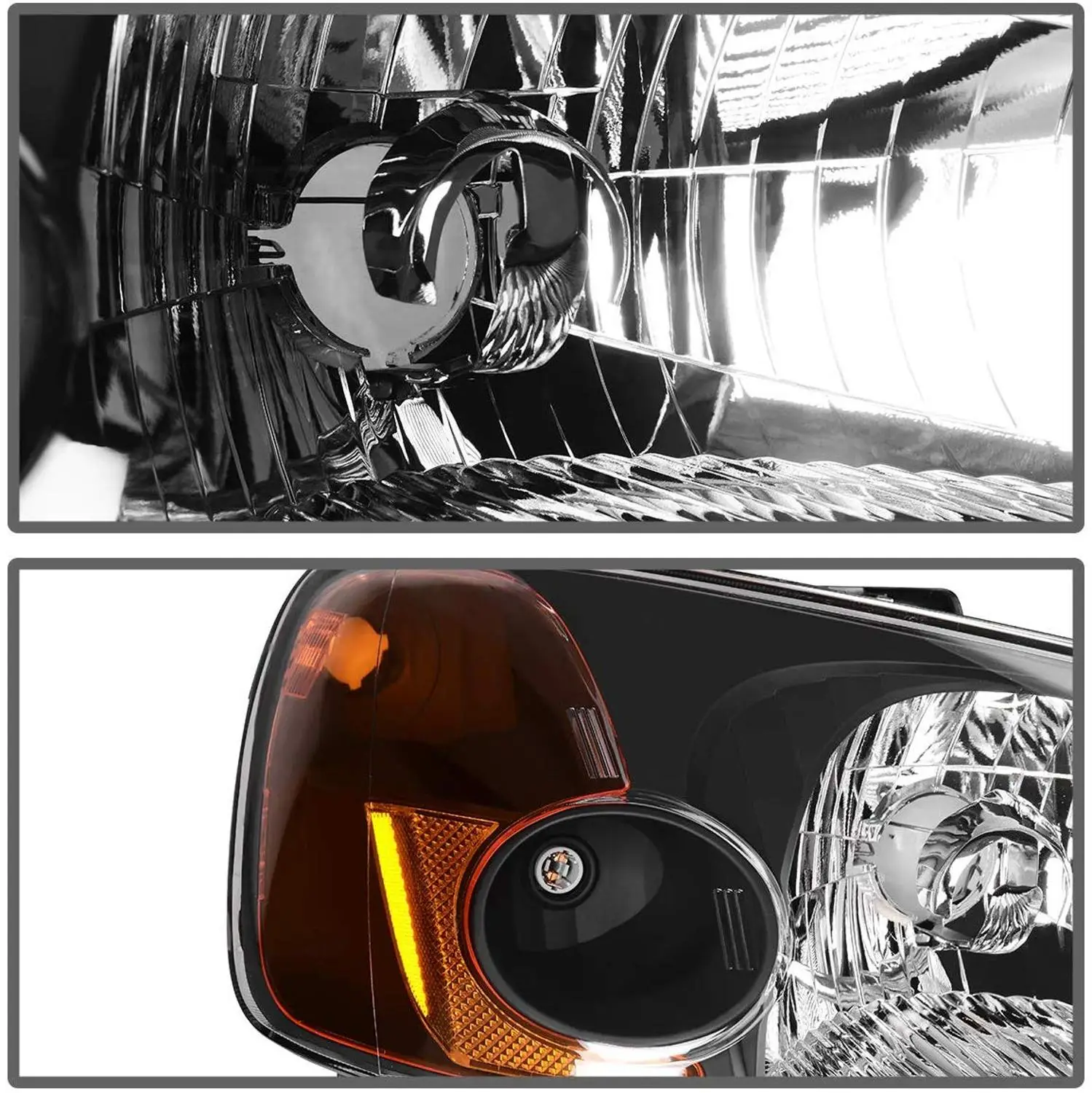 Фара Sulinso в сборе для Honda Civic2/4Dr CoupeSedan 2001 2002 2003 со стороны водителя и пассажира