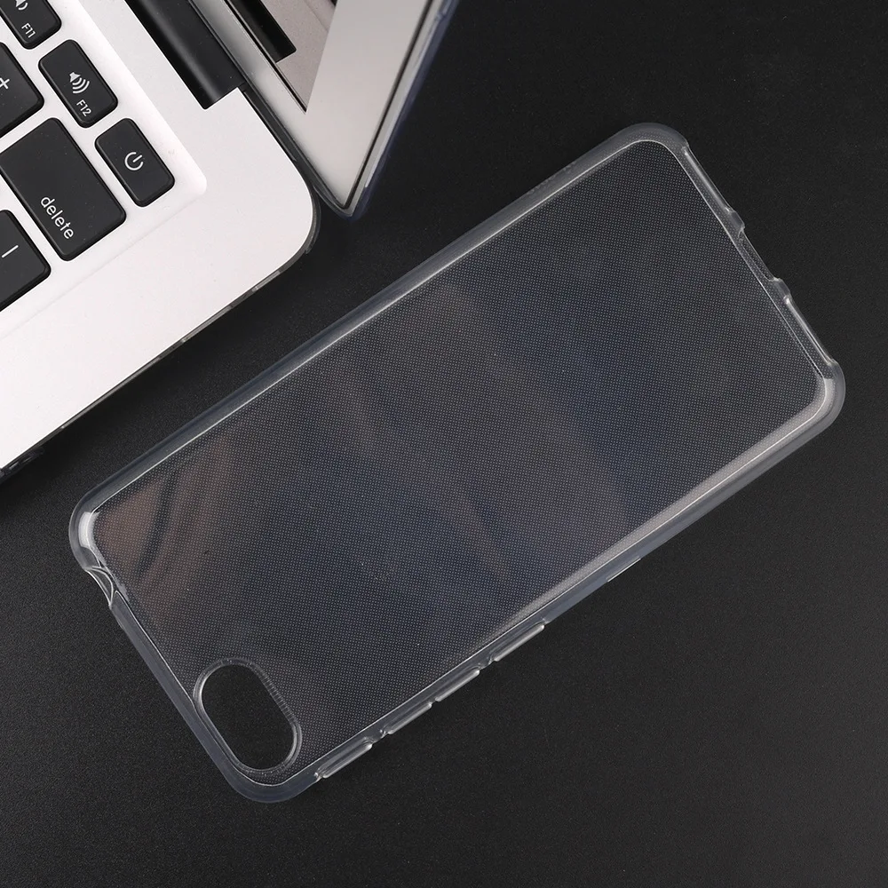 Резиновый прозрачный мягкий чехол из ТПУ для Alcatel 1V 2019 силиконовая защитная