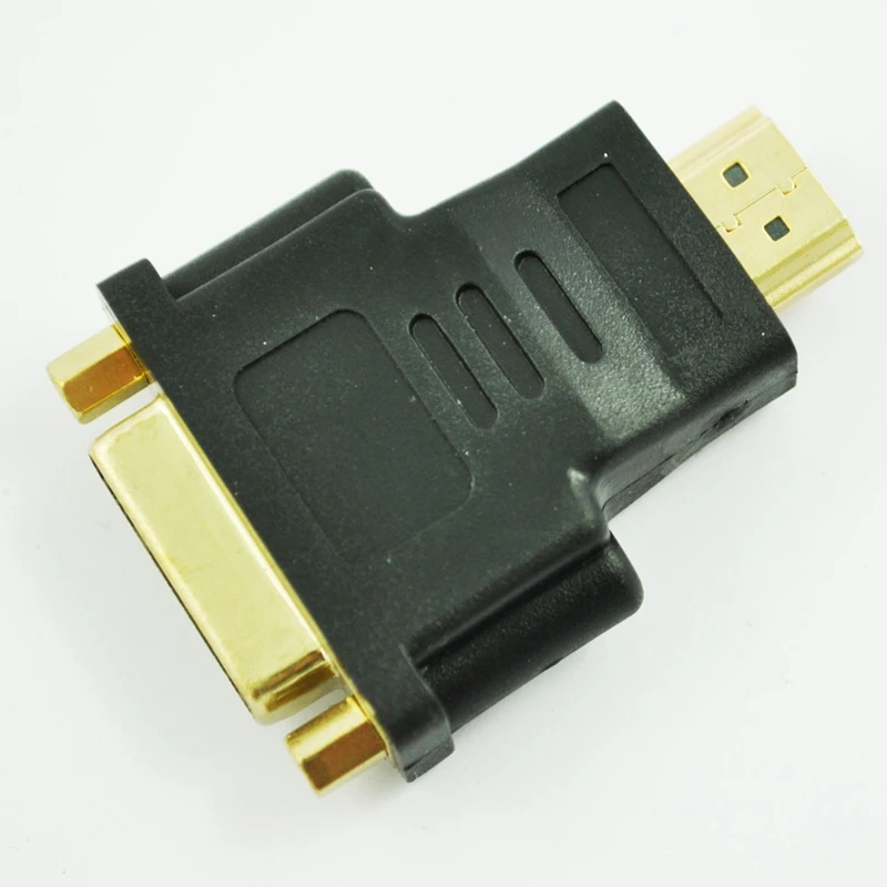 Черный Dual Link DVI-I для подключения HDMI штекер адаптер конвертер | Электроника