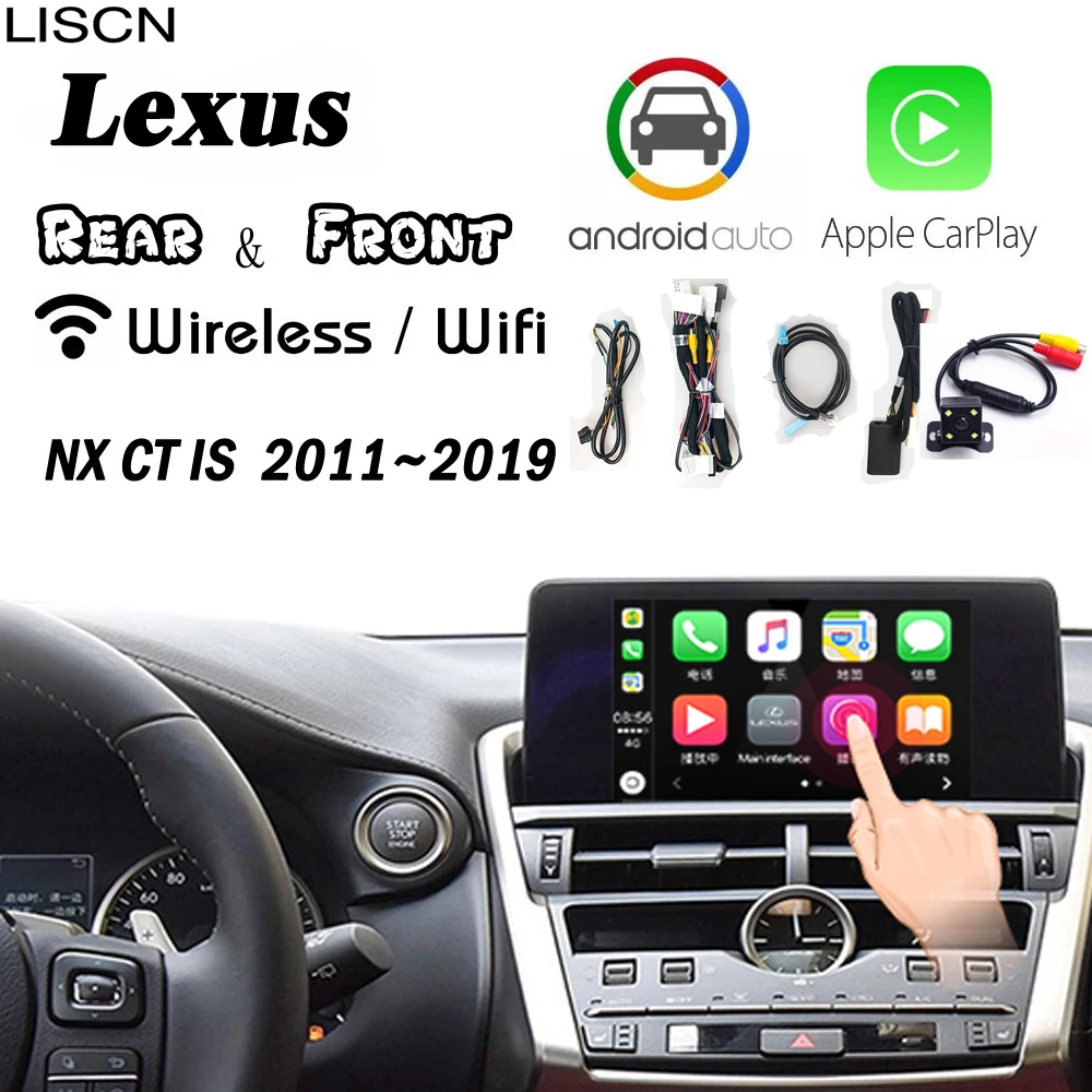 Беспроводной Carplay для Lexus NX CT 2011 ~ 2019 задняя и передняя камеры оригинальный экран
