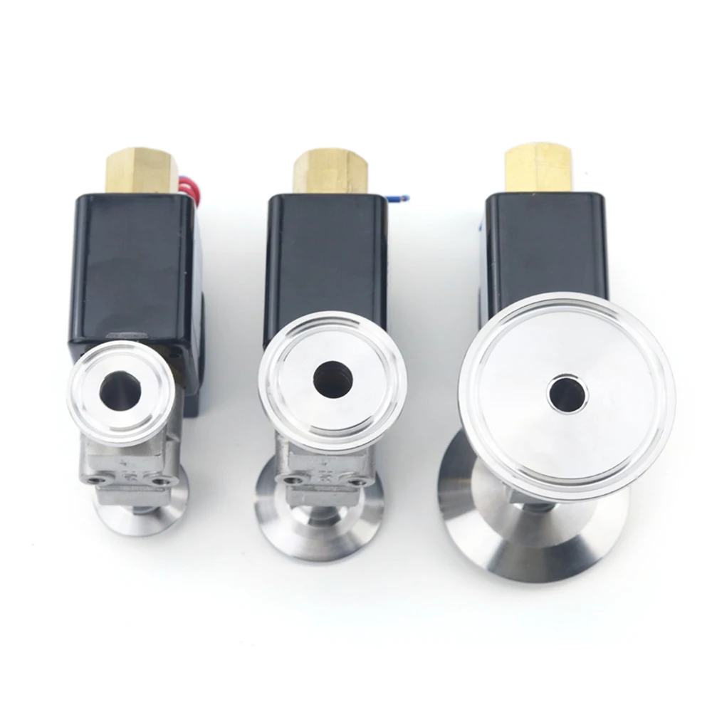 1/4" Normally Open Stainless Steel SS 304 2-Way Solenoid Valve DN8 For Oil Water Air Gas Pipe Fitting AC220V/110V DC12V/24V |