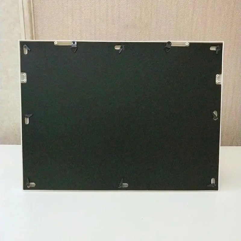 

W3JF Baby Handprint Footprint Photo Frame with Stamp Ink Newborn Decor Gift Kids Imprint Hand Inkpad Souvenirs