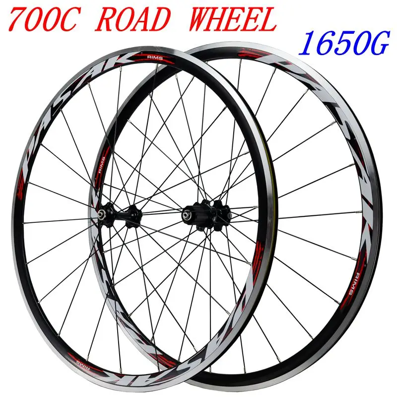

PASAK Bike Wheel Pair Road Bike Wheel Pair 700C Sealed Bearing Ultralight Wheels Wheel Pair Rim 7-12S Speed Support