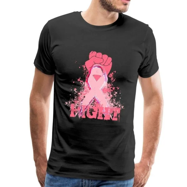 

Breast Cancer Fight Fist Men's Premium T-Shirt