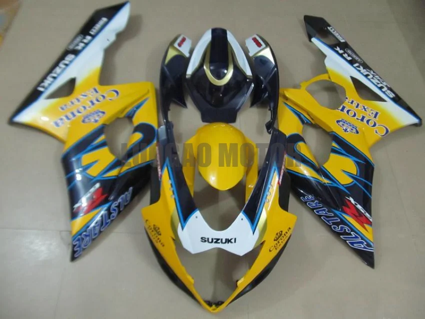 

Injection Fairing kits for motorcycle Bodywork 2005 2006 Yellow Blue SUZUKI GSXR 1000 K5 GSX-R1000 fairings kit GSXR1000 05 06
