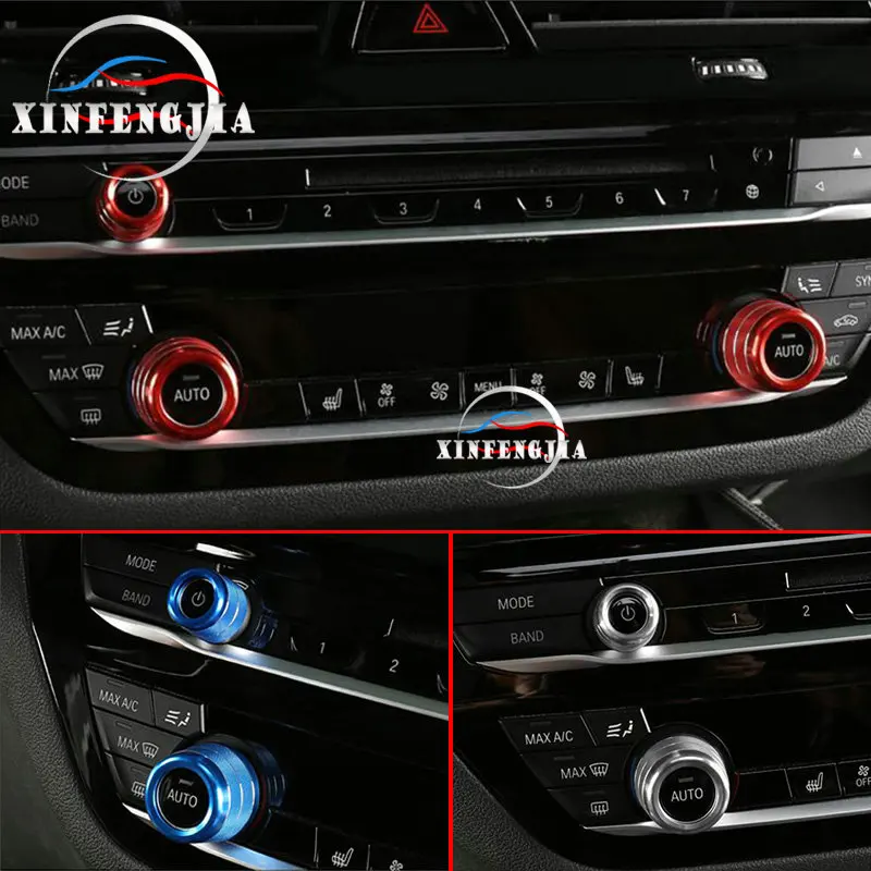 Для BMW 5 7 серий 6GT X3 X4 G02 G01 G32 G11 G30 16-19 3 * Алюминий Красный серебристый синий