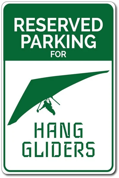 

Hang Glider Parking Only Tin Sign ,Hang Glider Gift, Hang Glider Parking Sign