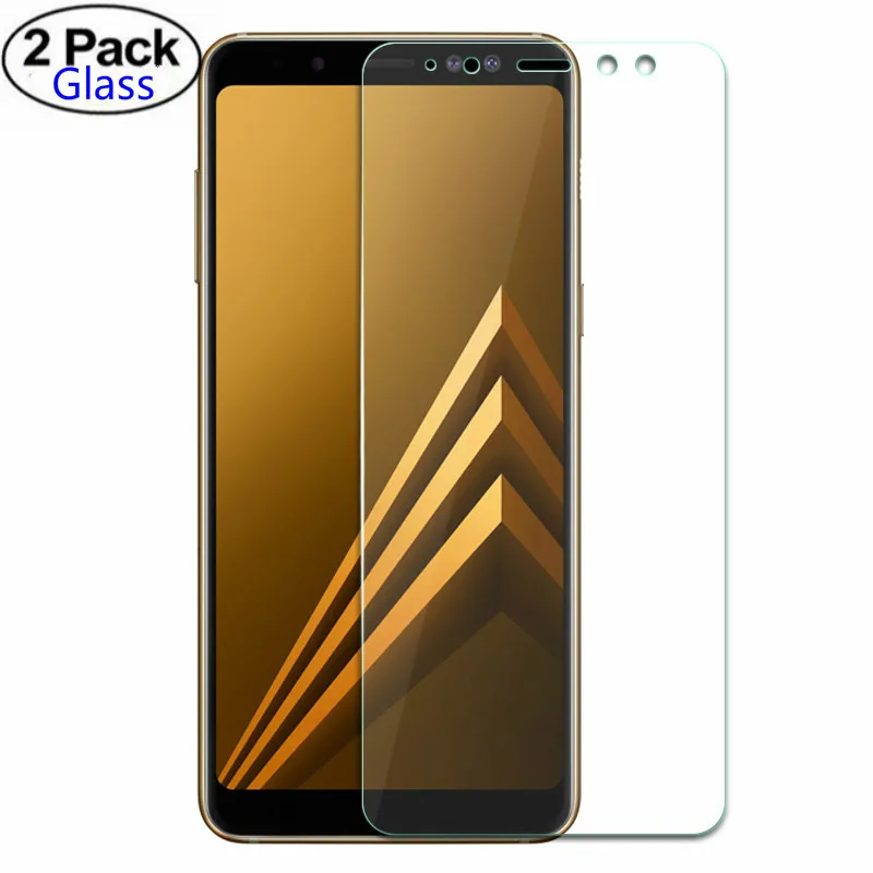 2 шт. закаленное стекло для Samsung Galaxy A8 2018 защита экрана A530 защитная пленка A7 A9