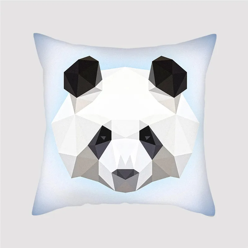 Fuwatacchi наволочка с животным принтом панда Поппи волк крышка подушки оленя