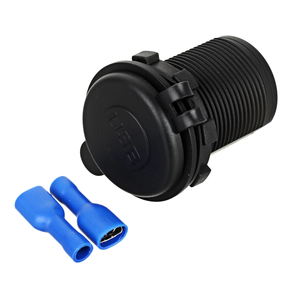 DIY водонепроницаемый двойной USB разъем зарядного устройства 4.2A 2.1A + 12 24V розетка