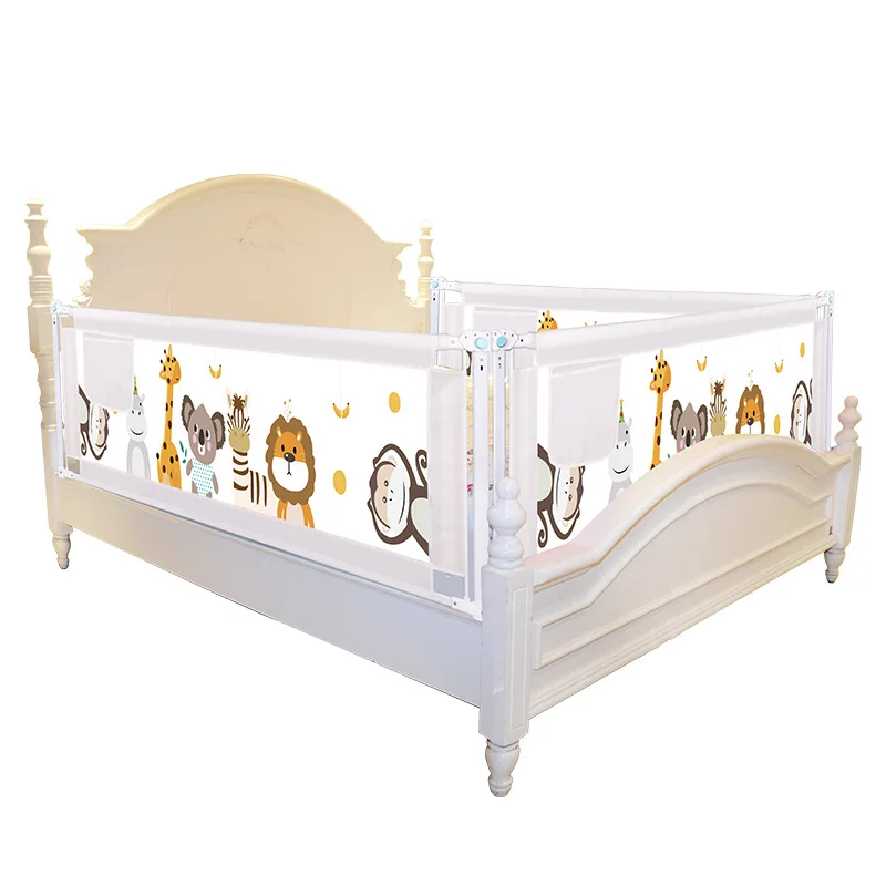 

Double button bed guardrail baby safety guardrail baby anti-fall bed fence