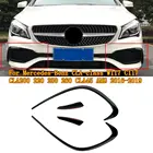 Декоративная наклейка на передний бампер автомобиля, для Mercedes-Benz CLA-class W117 C117 CLA200 220 250 260 CLA45 AMG