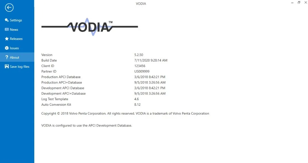 Penta диагностический VODIA 5.2.50 2020 для Volvo|vodia|volvo penta |