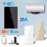 pssrise eu smart life tuya wifi bluetooth wall water heater switch app remote google home alexa voice control touch panel switch
