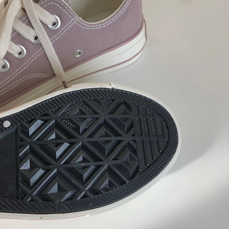 Женская обувь холст кроссовки Корейская версия Белая для студентов плоская