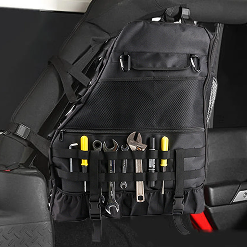 

4-door Trunk Multifunctional Roll Bar Storage Bag Car Organizer Trunk Storage Backseat for Jeep Wrangler Car Accessories