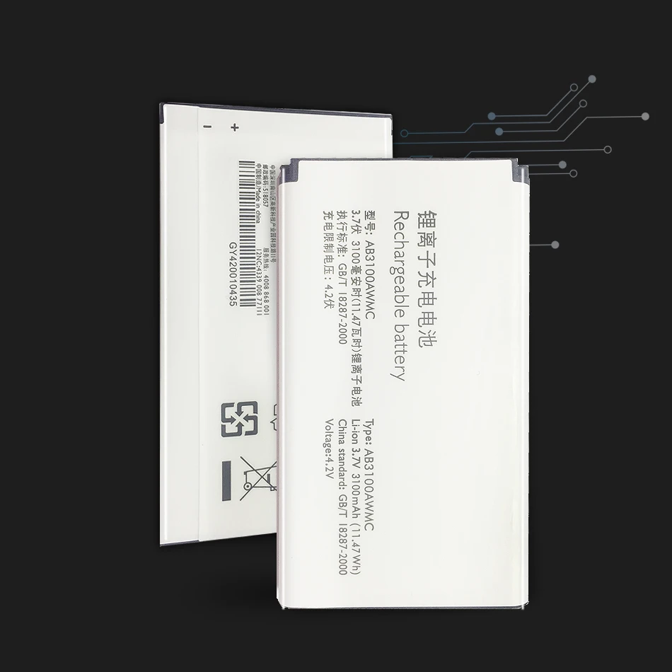 Аккумулятор AB3100AWMT AB3100AWMC 3100 мАч для Philips Xenium E560 CTE560 E181 E180 CTE181 CTE180 CTE180BK martphone |