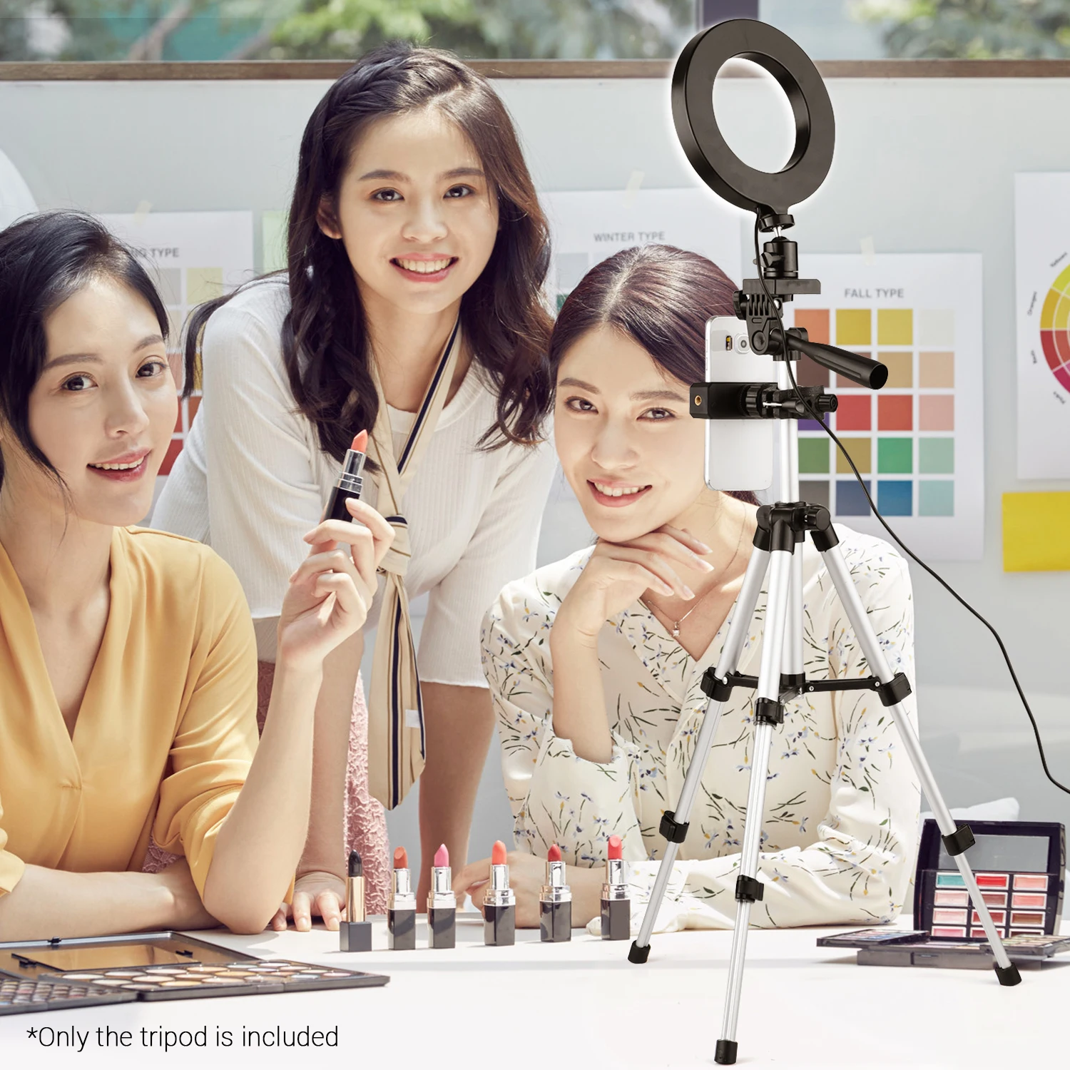 Настольный мини штатив из алюминиевого сплава 1/4 дюйма 21 48 см|Штативы| |