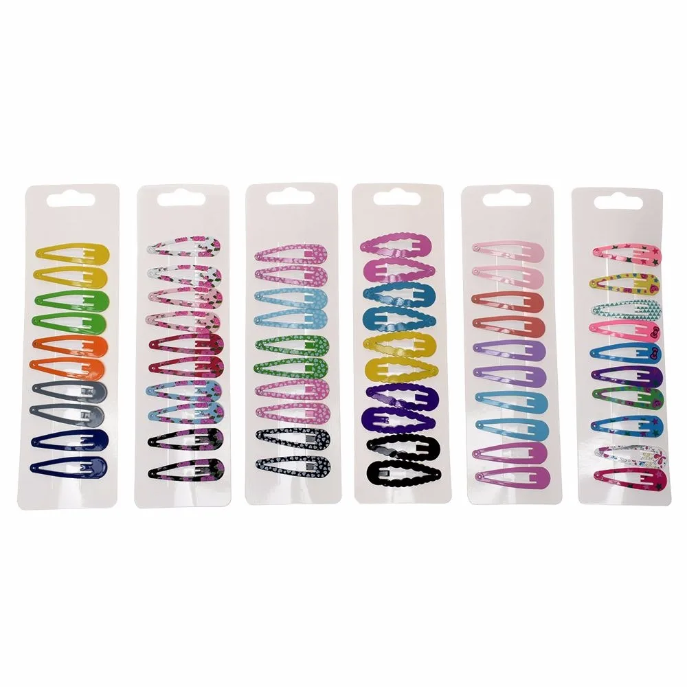 10 шт. детские заколки для волос с принтом| |