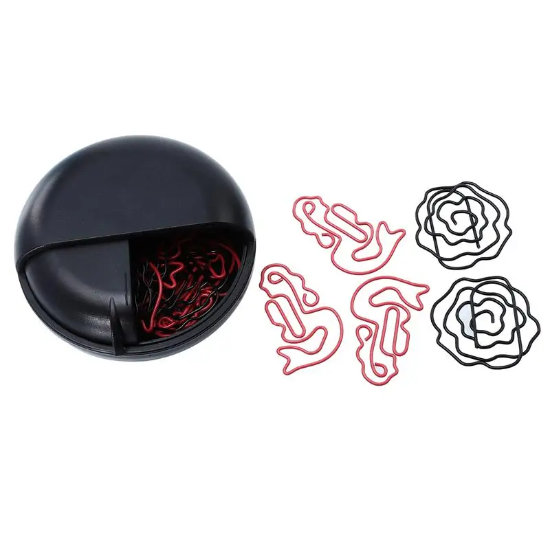 

16 шт./корт. Креативный бумажный зажим многофункциональный зажим для файлов уникальный закладной зажим с коробкой для хранения дома