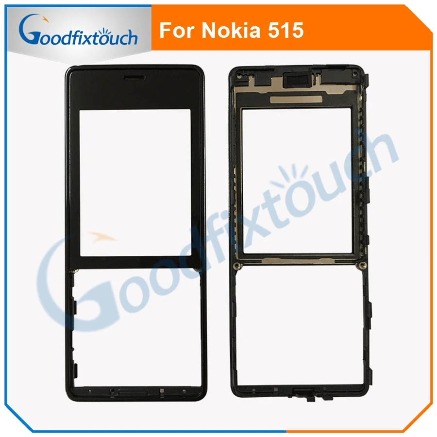 Фото A +++ передняя рамка ЖК дисплея для Nokia 515 Сенсорная панель передний корпус запасная