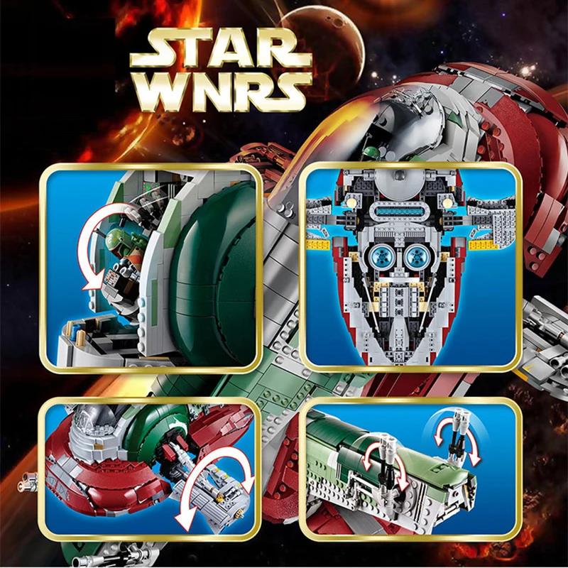 05037 Slave UCS I NO.1 модель строительных блоков совместима с 75060 кубиками игрушки для