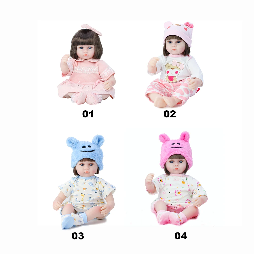 

42cm Reborn Doll Lifelike Newborn Simulation Animals Baby Enamel Doll Toy Simulation And Lifelike Baby Vinyl Soft Doll