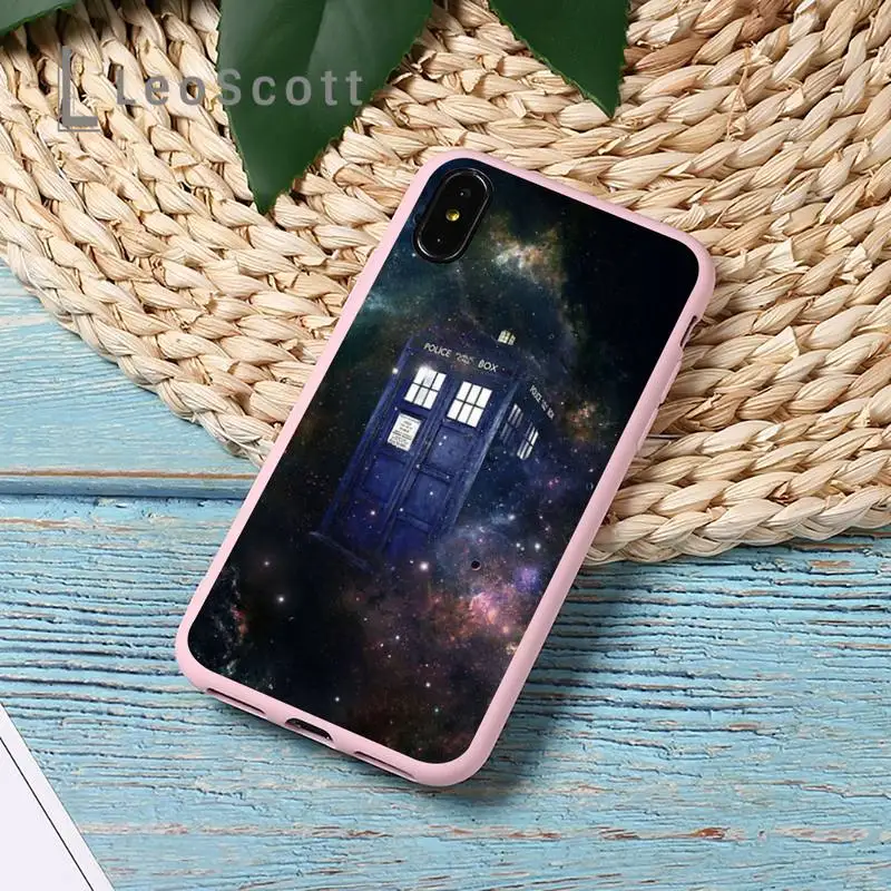 

Tardis Doctor Who Police Box Phone Case Candy Color for iPhone 11 12 mini pro XS MAX 8 7 6 6S Plus X 5S SE 2020 XR