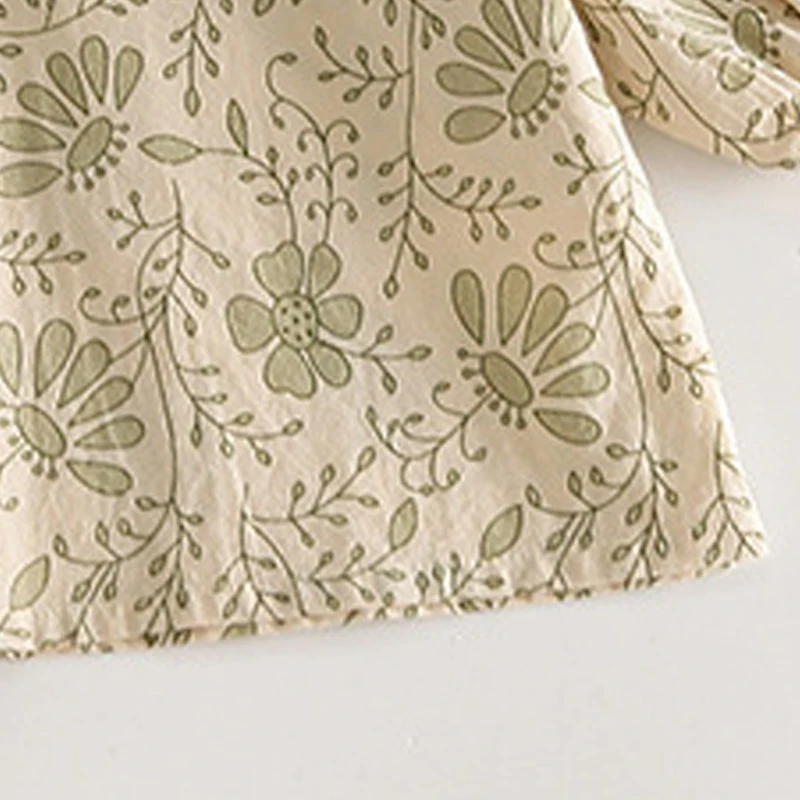 

Girls Flower Blouses Spring New Fashion Toddler Long Sleeve Flora Print Sweet Shirts Infant Baby Girl Cotton Tops Outfits 0-2Y