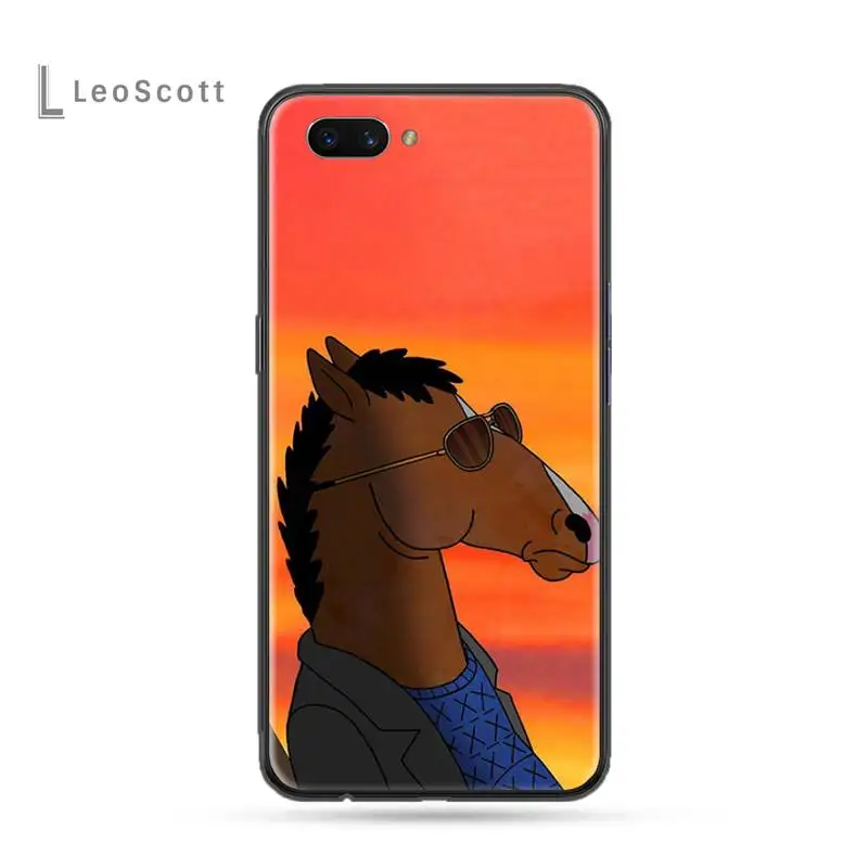 

BoJack Horsemans American funny cartoon Phone Case For OPPO F 1S 7 9 K1 A77 F3 RENO F11 A5 A9 2020 A73S R15 REALME PRO cover