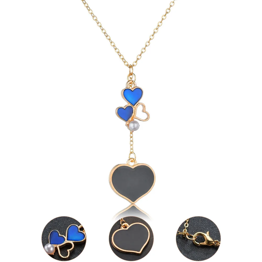 Женское эмалированное колье с кристаллами | Украшения и аксессуары