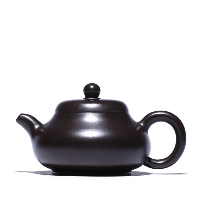 

Yixing Zisha teapot raw ore black mud jade milk teapot handmade Teapot Tea Set teapot goods