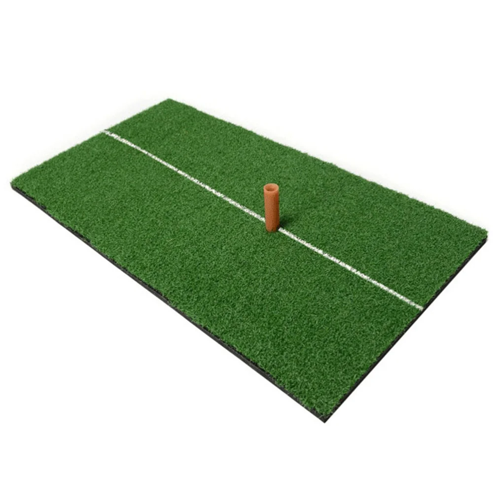 

1Pc Indoor Mat Indoor Practice Swing Mat Cushion Gold Pad Swinging Cushion (Green without TEE)
