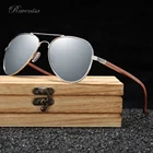 Солнцезащитные очки RAVENISA мужские, деревянные, 2020, металлические, 2801, поляризационные, защитные линзы, очки для вождения