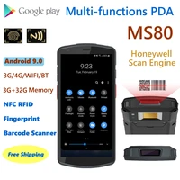 android 9 0 os 3gb32gb portable data capture equipment honeywell 1d2d barcode scanner fingerprint reader gps rfid courier pda