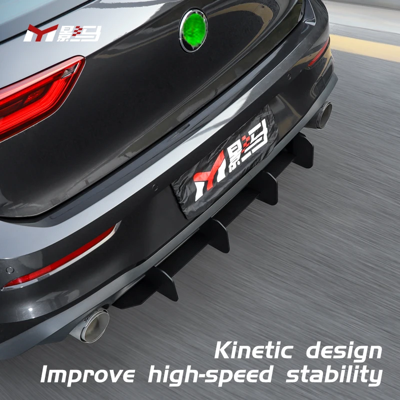 

For Volkswagen Golf 8 modified spoiler blade 2021 MK8 RLINE decorative blade board air knife car accessories