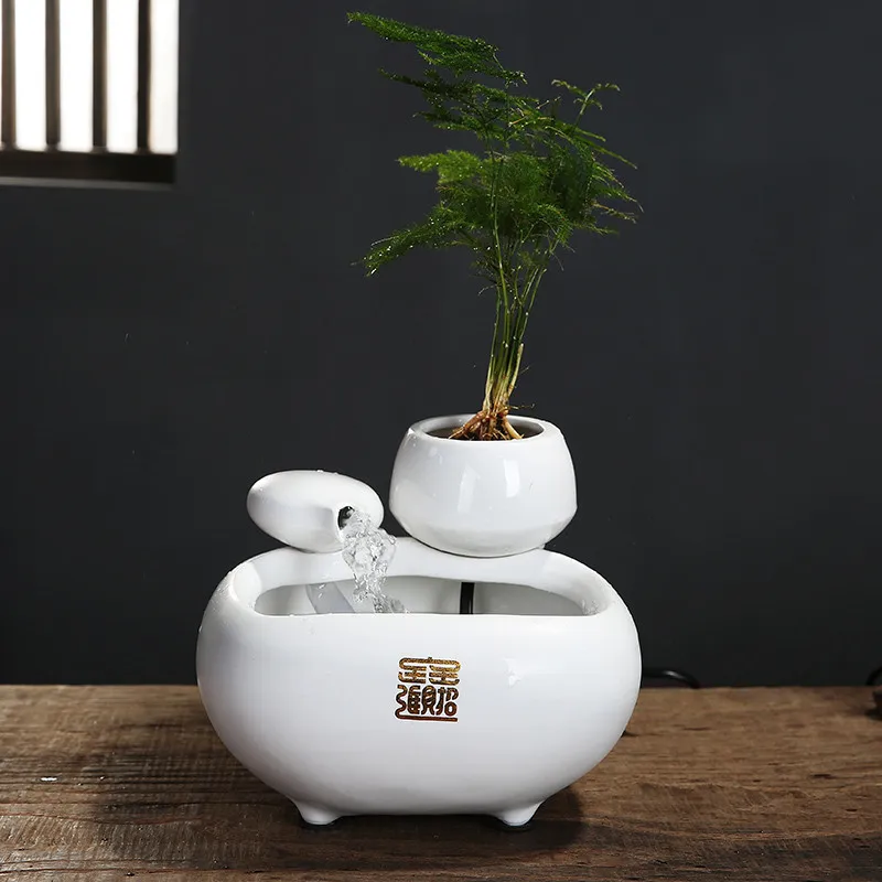 Креативные украшения для фонтана в помещении увлажнитель воздуха офиса фэн шуй