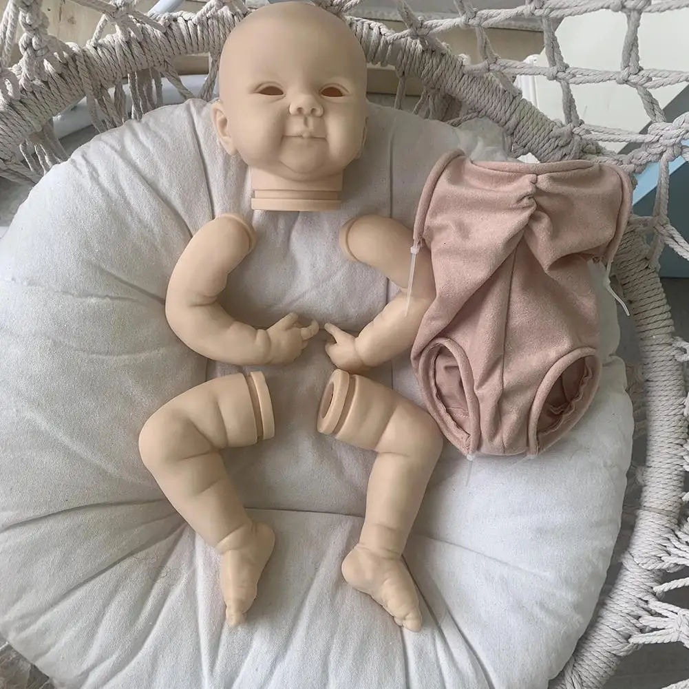 

DIY 20 Inch Doll Kit Reborn Doll Kits With Cloth Body Doll Price Parts Doll Kits Blank DIY Kit Good Unpainted Q5U0