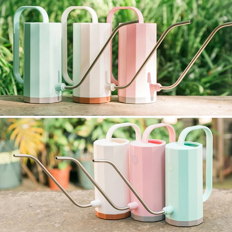 

1.2L Long Mouth Watering Can Practical Flowers Gardening Tools Handle Plastic Plant Sprinkler Potted Home Kettle Irrigation