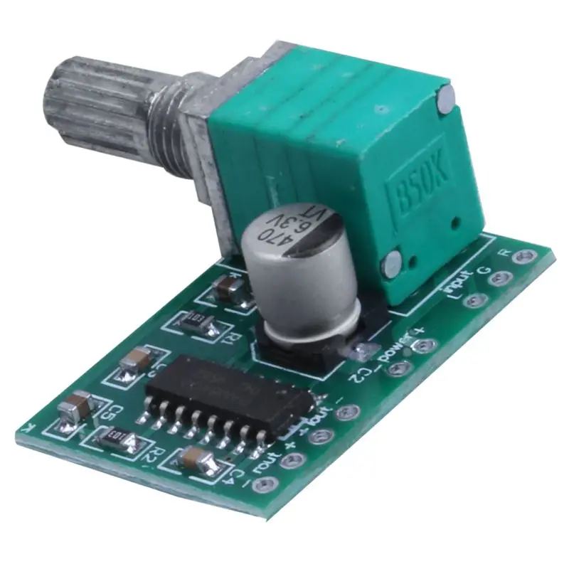 Супер Мини PAM8403 DC 5 В 2 канала USB цифровой аудио усилитель плата модуль 3W регулятор