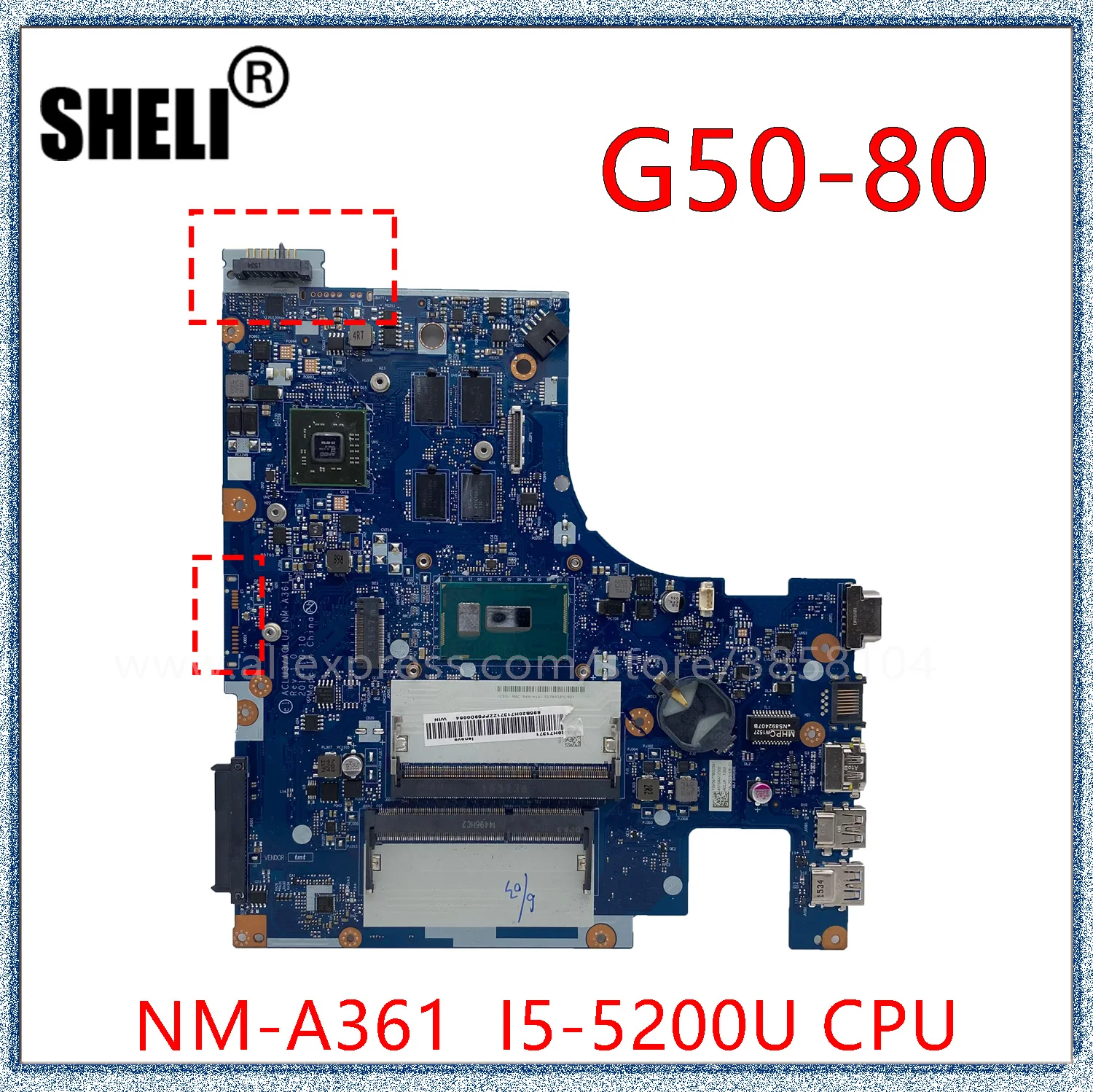 Материнская плата для ноутбука SHELI Lenovo G50 70|Материнские платы ноутбуков| |