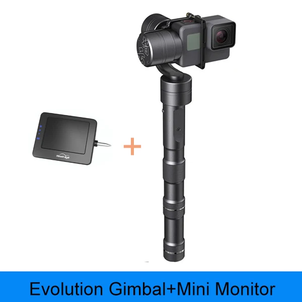 ZHIYUN Z1 Evolution GOPRO 3-осевой карданный стабилизатор для экшн-камеры xiaoyi yi 4k+ Экшн-камера 3-осевой стабилизатор бесщеточный штатив «стедикам» для selfie - Цвет: EvolutionMonitor