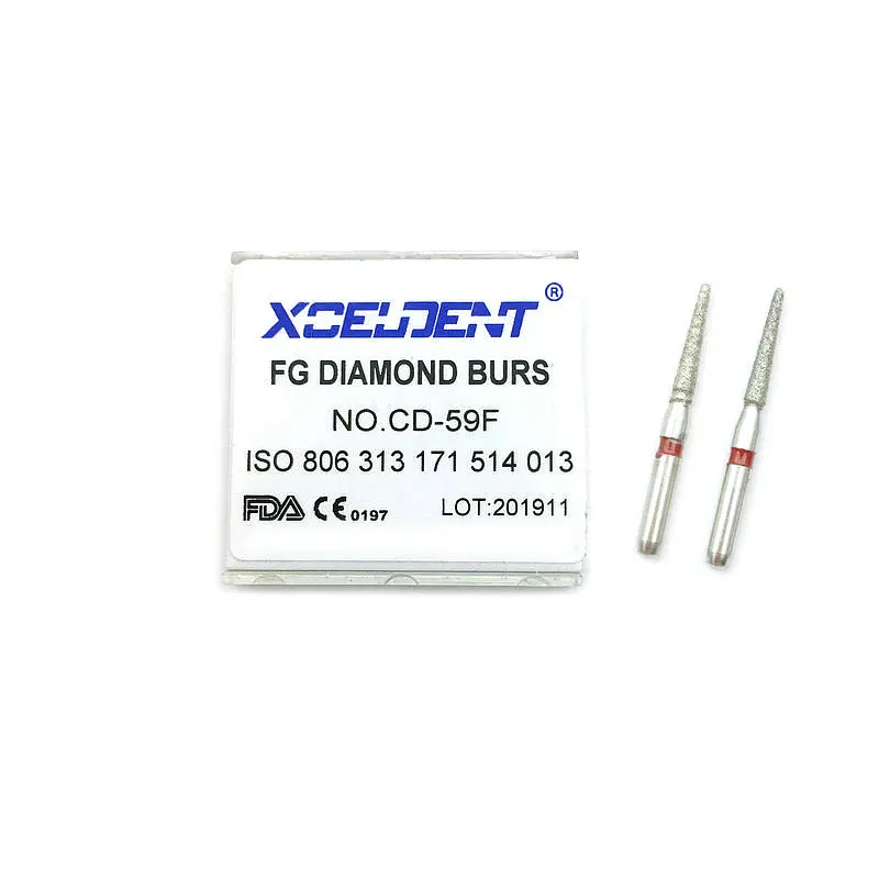 Алмазные Боры для зубов высокоскоростные дрели 10 шт. ФГ 1 6 мм отбеливания