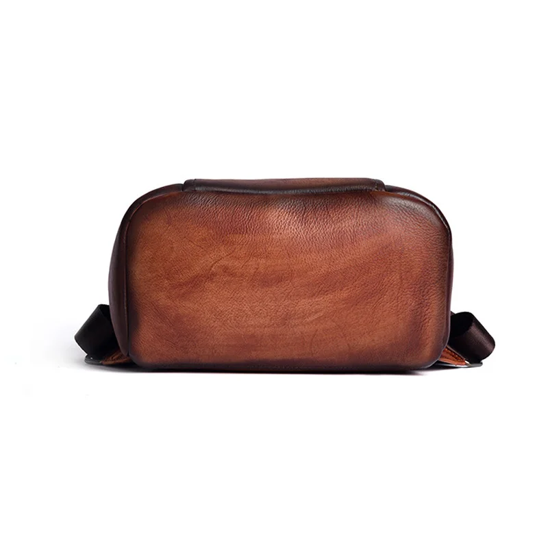 Gykaeo Ethnic Style Handmade Genuine Leather Women Backpack High Quality Vintage Small Ladies Cowhide Travel Back Pack | Багаж и сумки