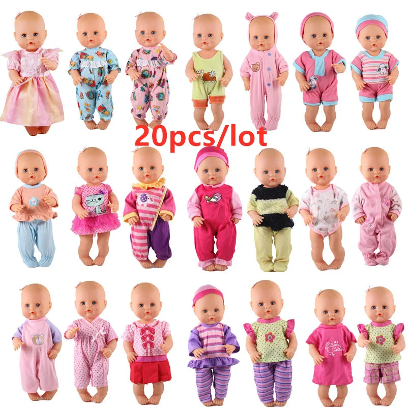 Новая 13 дюймовая кукольная одежда подходящая 35 см кукла Nenuco Ropa y su Hermanita 20 шт./лот